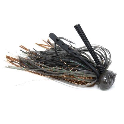 A.T. Football Head,3/8oz,Camo Craw