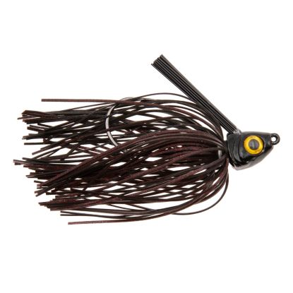 A.T. Finesse Swim Jig, 1/4oz, Black Neon