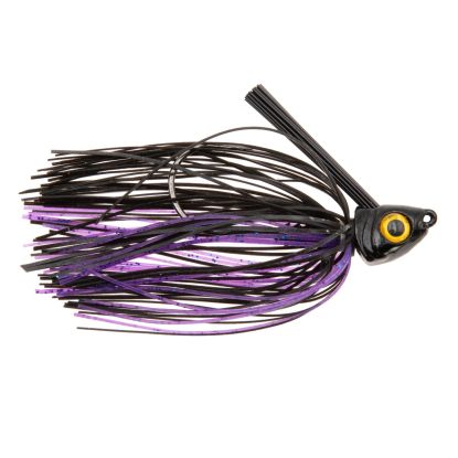 Finesse Swim Jig, 1/4oz, Black/Purple